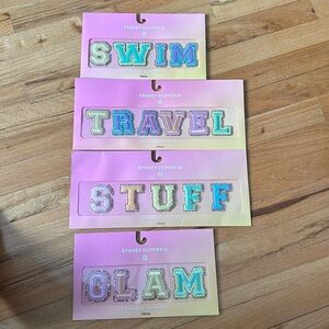 Stoney Clover Sticker Patches set of 4 sold as a lot of 1. NWT